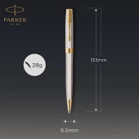 925 ezüst 18kt arany Parker Sonnet Deluxe Mistral golyóstoll thumbnail