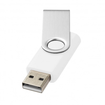 Fehér pendrive 4GB ajándék gravírozással kép