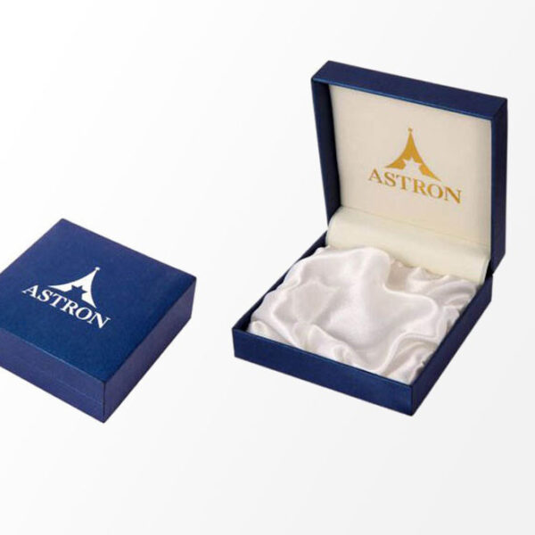 Astron zsebóra elegáns mintával, arany színű, díszdobozban - Image 2