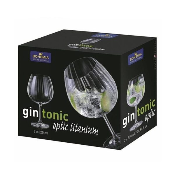 Kristály gin tonic pohár szett ajándék gravírozással - Image 2