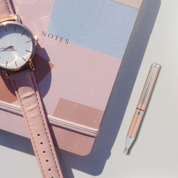 Zebra SL-F1 rose gold teleszkópos toll díszdobozban - Image 3