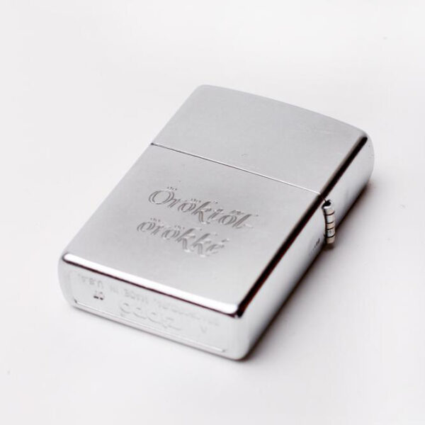 Zippo 200 csiszolt króm öngyújtó ajándék gravírozással - Image 2