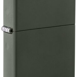 Zippo 221 matt zöld öngyújtó ajándék gravírozással