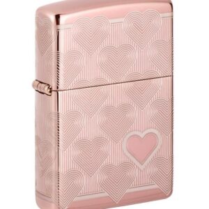Zippo Heart Design Öngyújtó Ajándék Gravírozással 49811