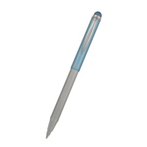 Világoskék Zebra Stylus teleszkópos touch toll díszdobozban