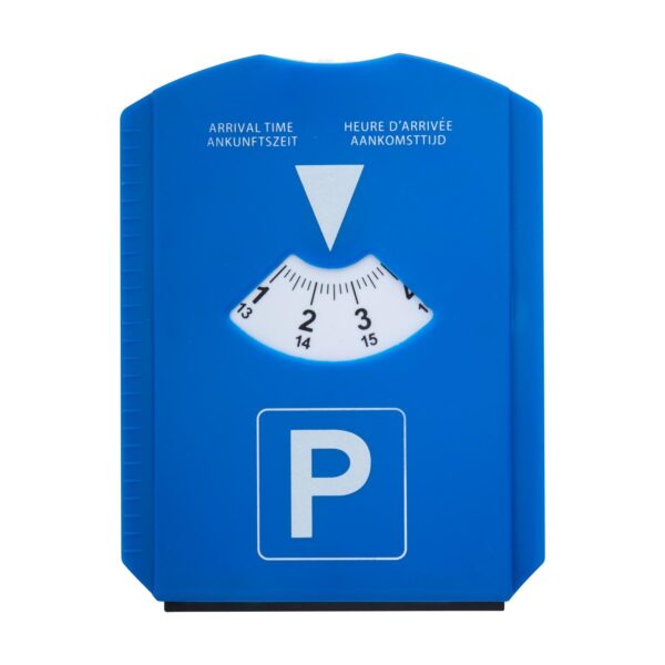 Műanyag parkoló óra jégkaparóval