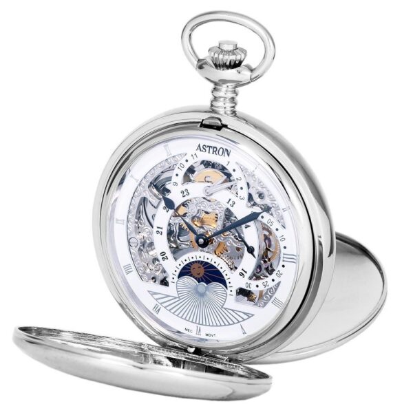 Astron mechanikus zsebóra átlátszó szerkezet díszdobozban