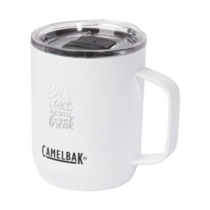 Fehér CamelBak 350 ml termoszbögre ajándék gravírozással