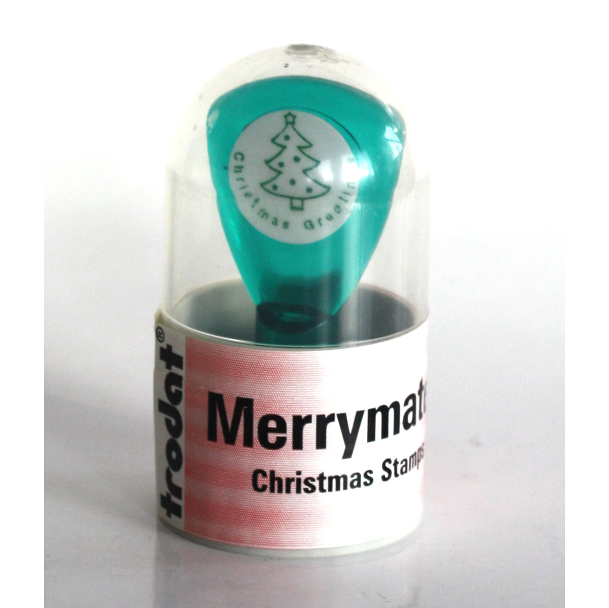 Karácsonyi bélyegző karácsonyfa mintával