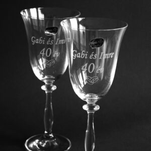 Kristály vörösboros pohár Bohemia Angela 250 ml