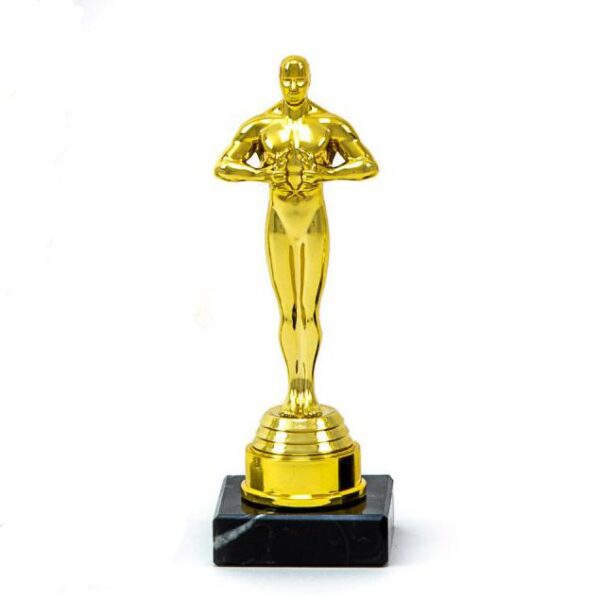 Oszi szobor 19 cm, ajándék gravírozott táblával