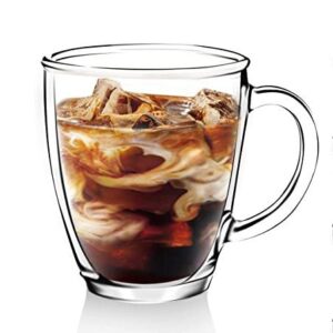 Teás üvegbögre 380 ml ajándék gravírozással