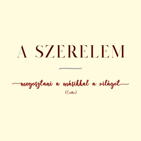 Vászonkép saját szöveggel - négyzet alakú