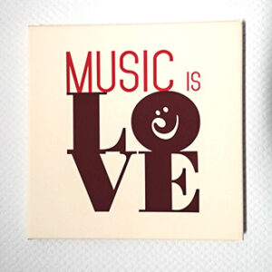 Music is love vászonkép