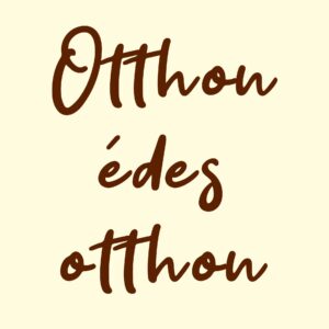 Vászonkép mottóval - Otthon édes otthon