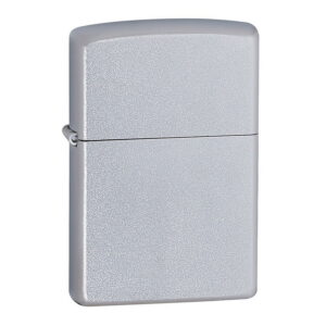Zippo 205 szatén ezüstszín öngyújtó ajándék gravírozással