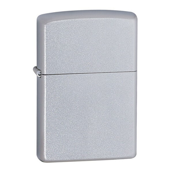 Zippo 205 szatén ezüstszín öngyújtó ajándék gravírozással