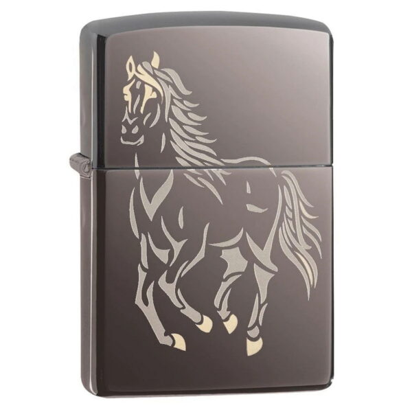 Zippo 28645 lovas öngyújtó ajándék gravírozással