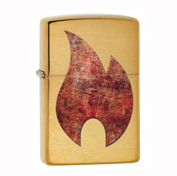 Zippo 29878 láng réz öngyújtó ajándék gravírozással