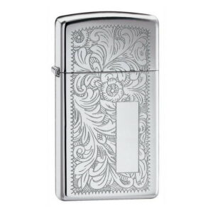 Zippo 1652 Valentian keskeny króm öngyújtó gravírozással