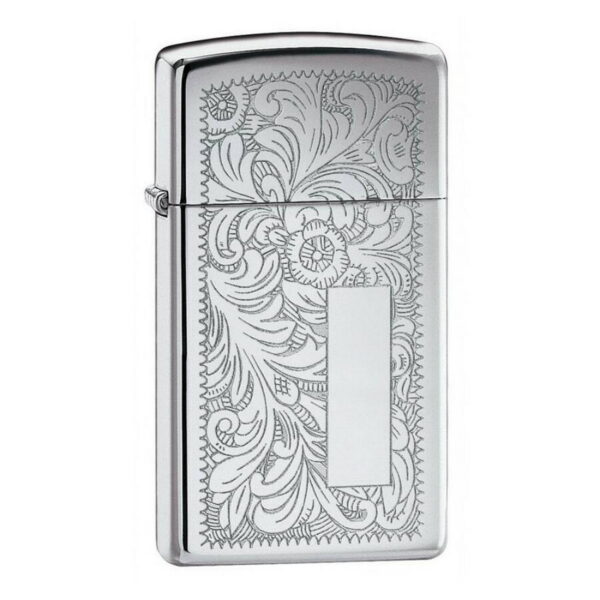 Zippo 1652 Valentian keskeny króm öngyújtó gravírozással