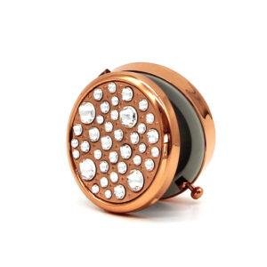 Rosegold színű kristály köves gyógyszertartó