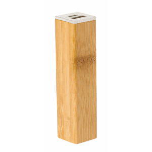 Rúd bambusz power bank ajándék gravírozással