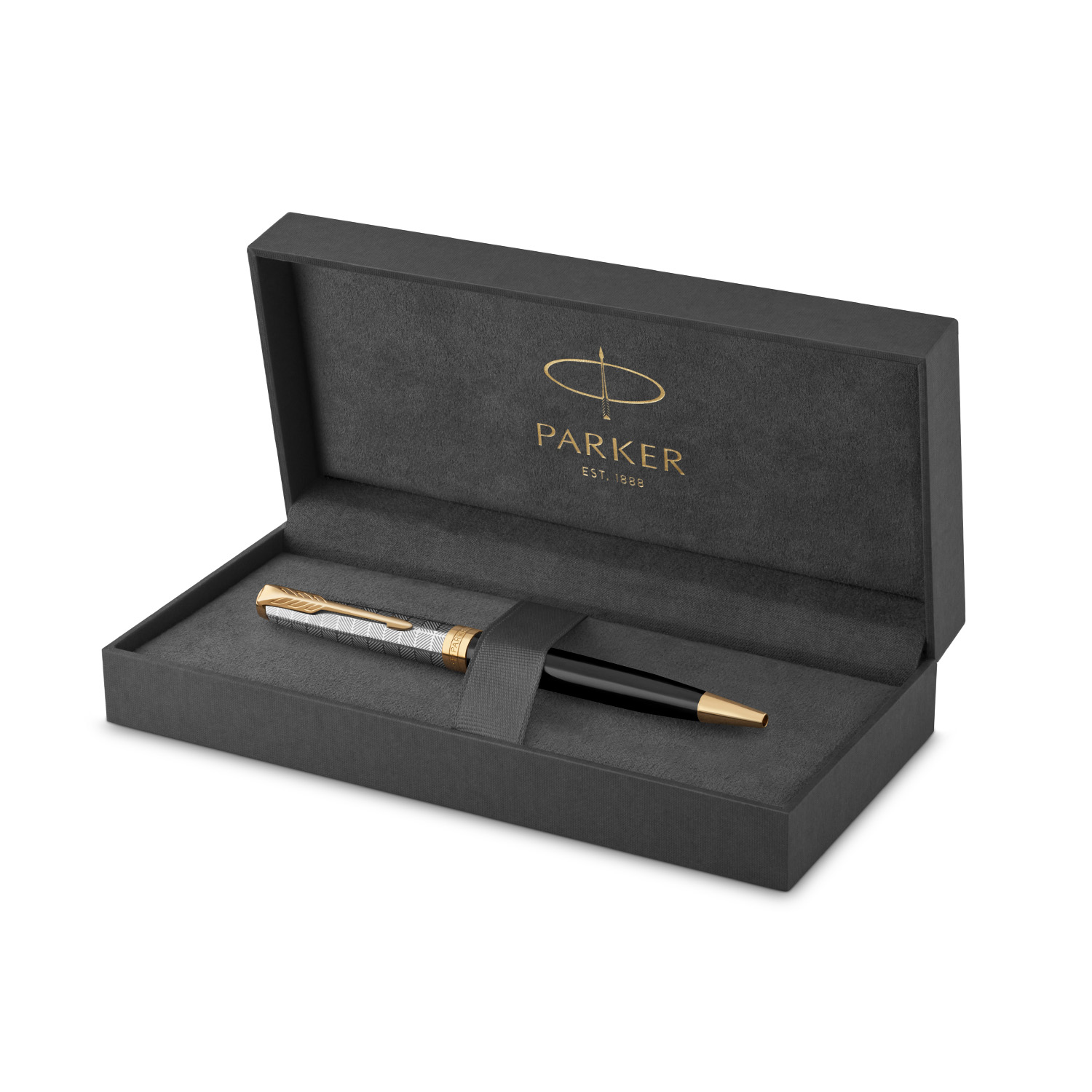 Metal Grey és arany Parker Royal Sonnet Premium golyóstoll - Image 2