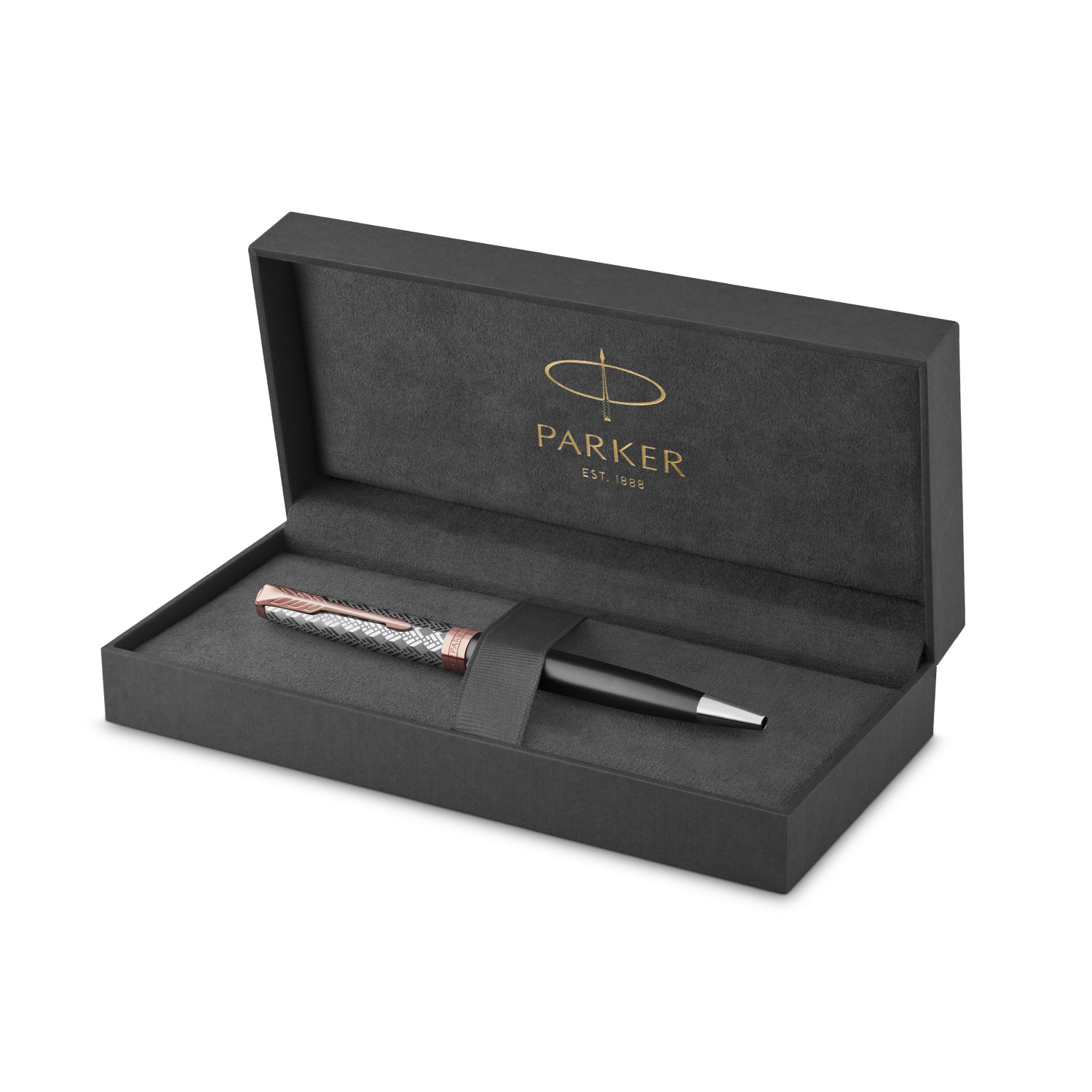 Metal Grey és rosegold Parker Royal Sonnet Premium golyóstoll - Image 3