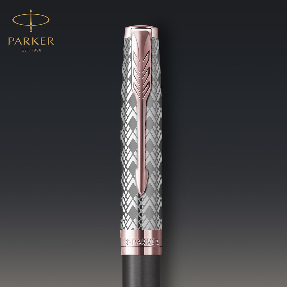 Metal Grey és rosegold Parker Royal Sonnet Premium golyóstoll - Image 2