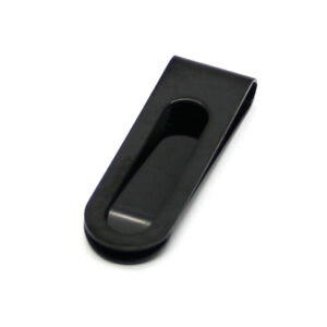 keskeny fekete acél pénzcsipesz