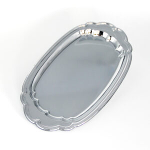 ezüstszín tálca