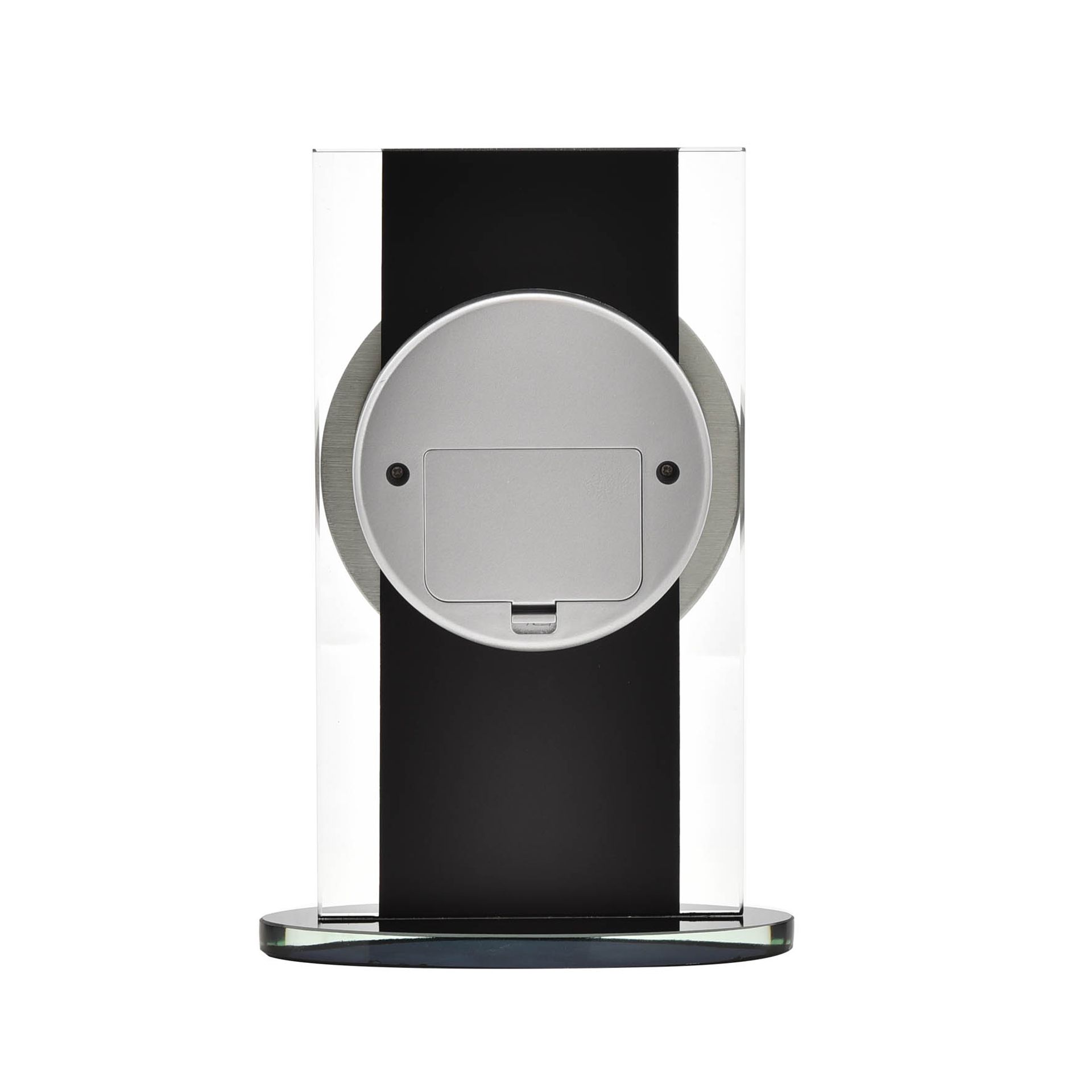 Fekete üveg óra ajándék gravírozással - Image 4