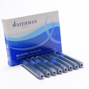 Hosszú kék Waterman tintapatron