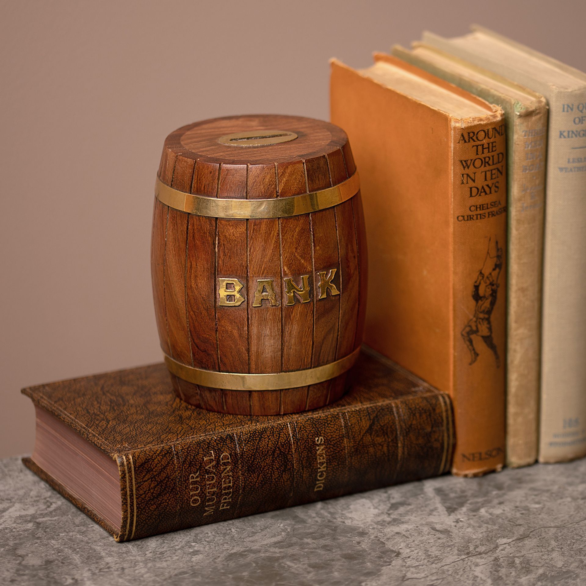 Hordó persely ajándék gravírozással