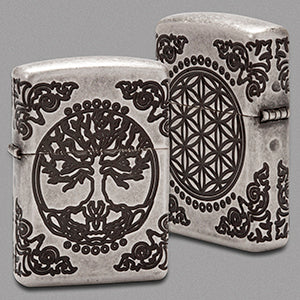 Armor 360 Antique Silver Zippo 29670 öngyújtó ajándék gravírozással