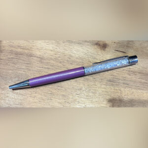 Lila Berns toll kristállyal ajándék gravírozással