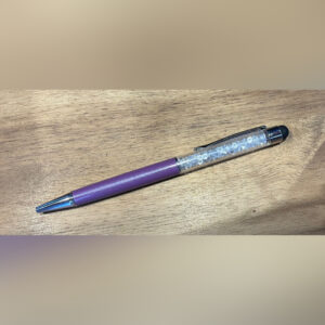 Lila Berns touch toll kristállyal ajándék gravírozással