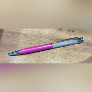 Pink Berns toll felül kövekkel, gravírozással