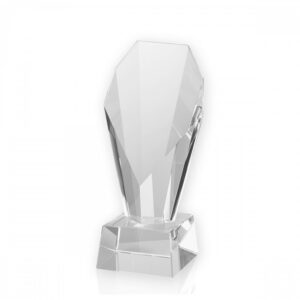 CR38 üvegkristály díj díszdobozban