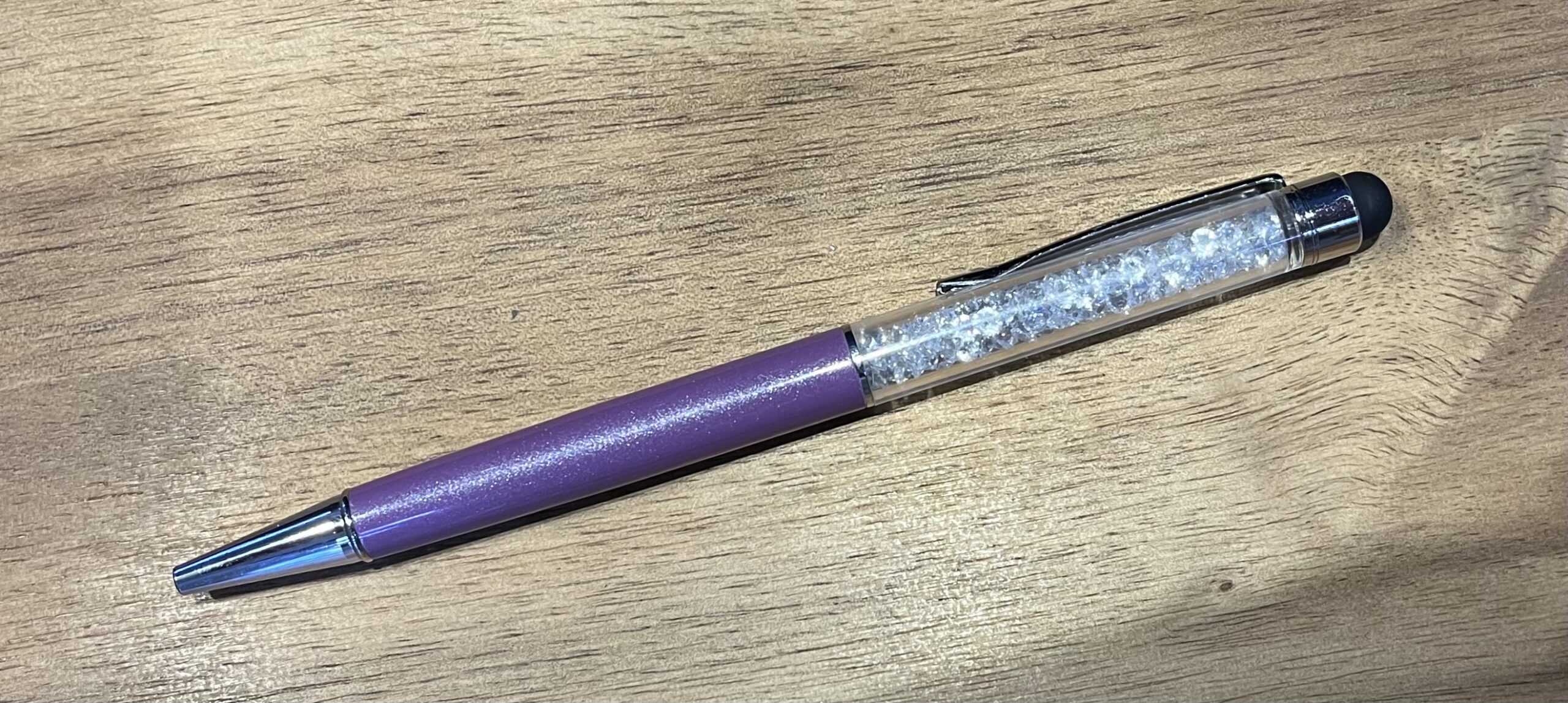 Lila Berns touch toll kristállyal ajándék gravírozással