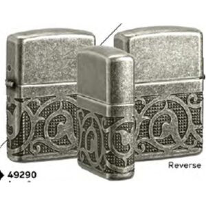 Armor 360 MultiCut Engraving Antique Silver Zippo 49290 öngyújtó ajándék gravírozással